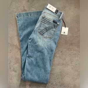 7FAMK Light Wash Dojo Trousers